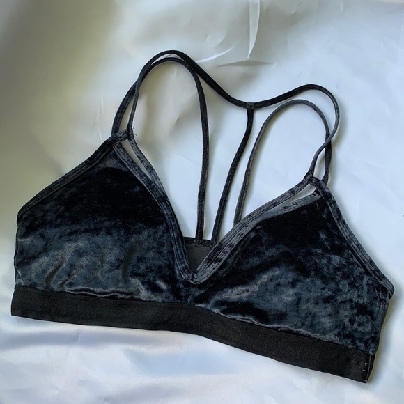 La Senza Velour Sports Bra - Picture 1 of 3